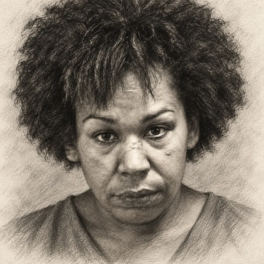Illustrated portrait of Rosetta Grate