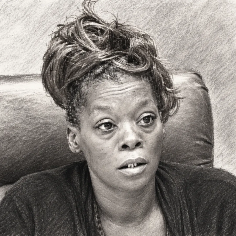 Illustrated portrait of Tabitha Barnes