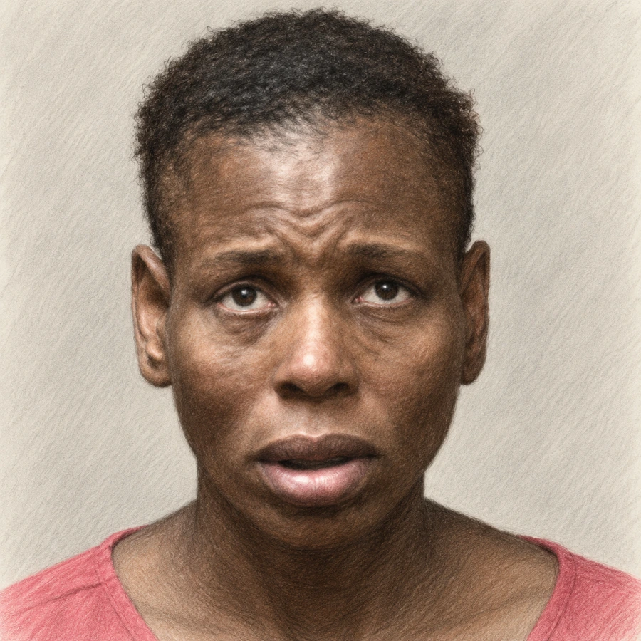 Illustrated portrait of Terri Morris